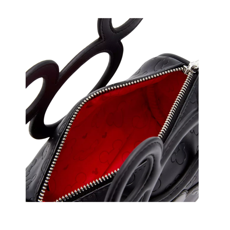 Sac à bandoulière embossed mickey mouse LOUNGEFLY