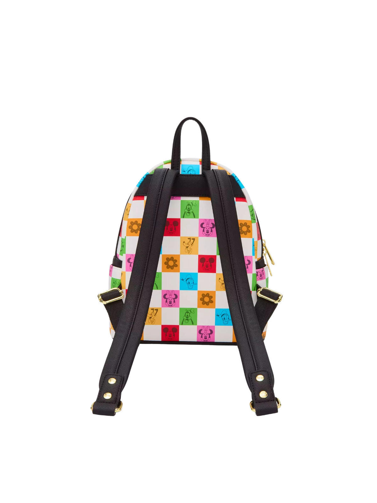 Sac à dos checkered colorfull Mickey Mouse and friends LOUNGEFLY