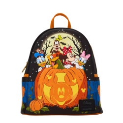 Sac à dos halloween pumpkin Mickey and friends LOUNGEFLY