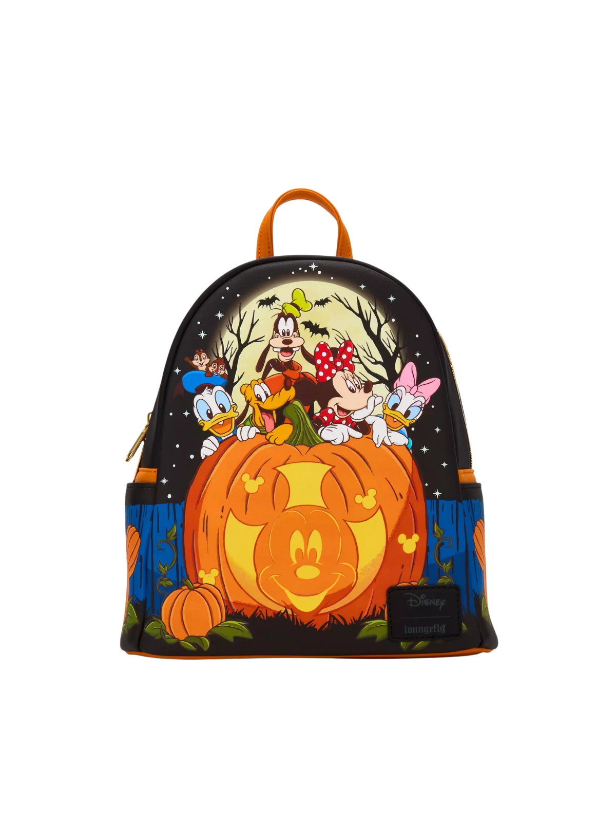 Sac à dos halloween pumpkin Mickey and friends LOUNGEFLY