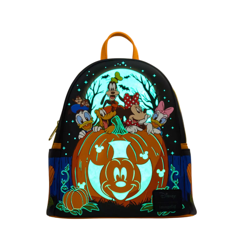 Sac à dos halloween pumpkin Mickey and friends LOUNGEFLY