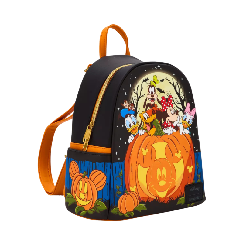 Sac à dos halloween pumpkin Mickey and friends LOUNGEFLY