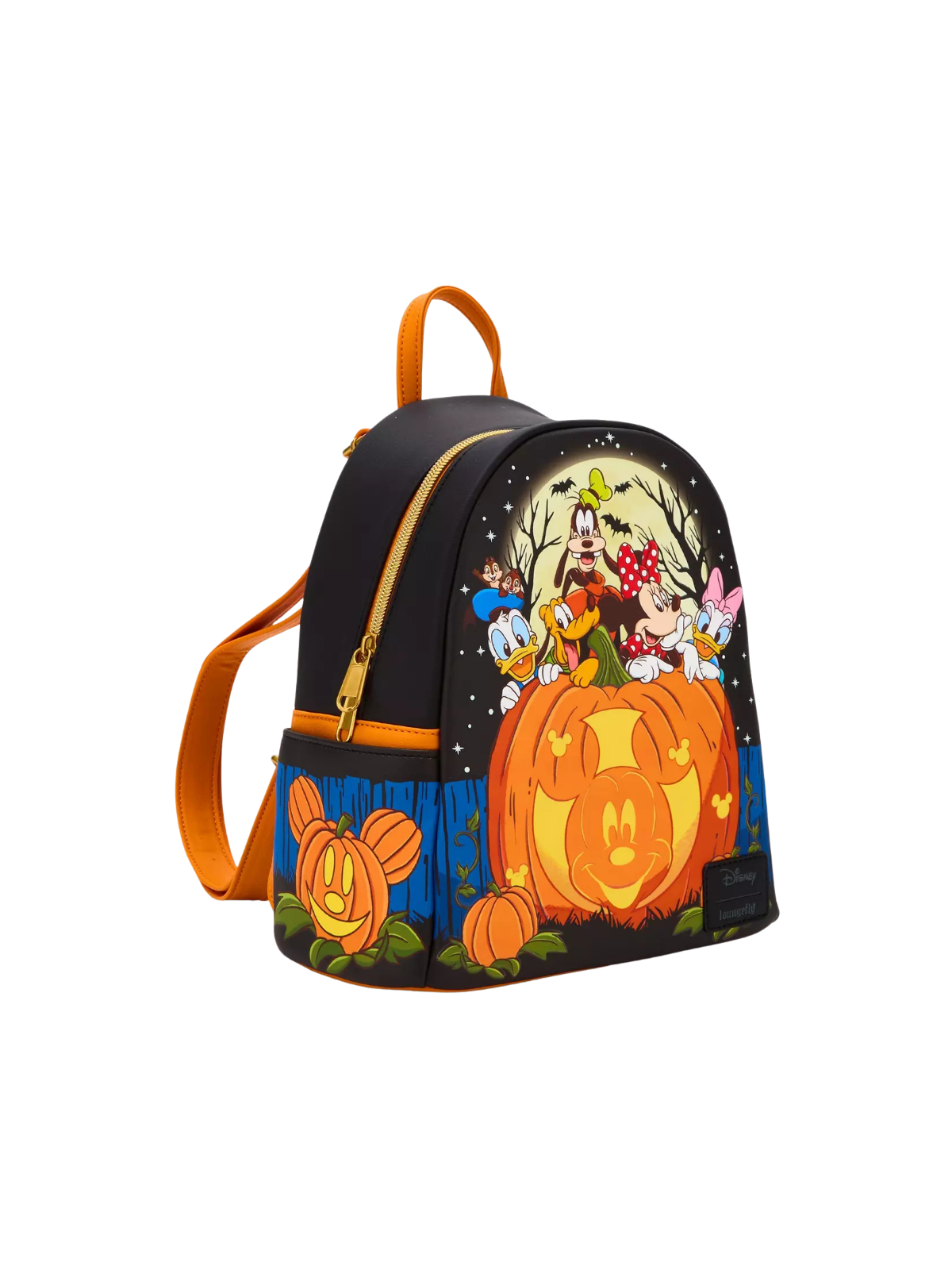 Sac à dos halloween pumpkin Mickey and friends LOUNGEFLY
