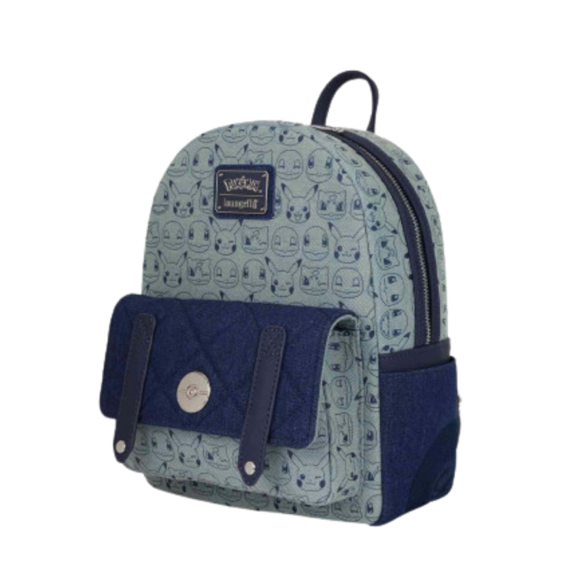 Sac à dos faux denim Pokémon LOUNGEFLY