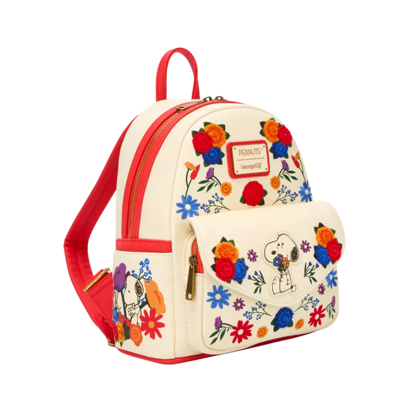 Sac à dos peanuts floral Snoopy LOUNGEFLY