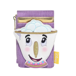 Porte cartes Zip figural La belle & la bête LOUNGEFLY