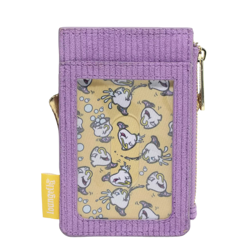 Porte cartes Zip figural La belle & la bête LOUNGEFLY