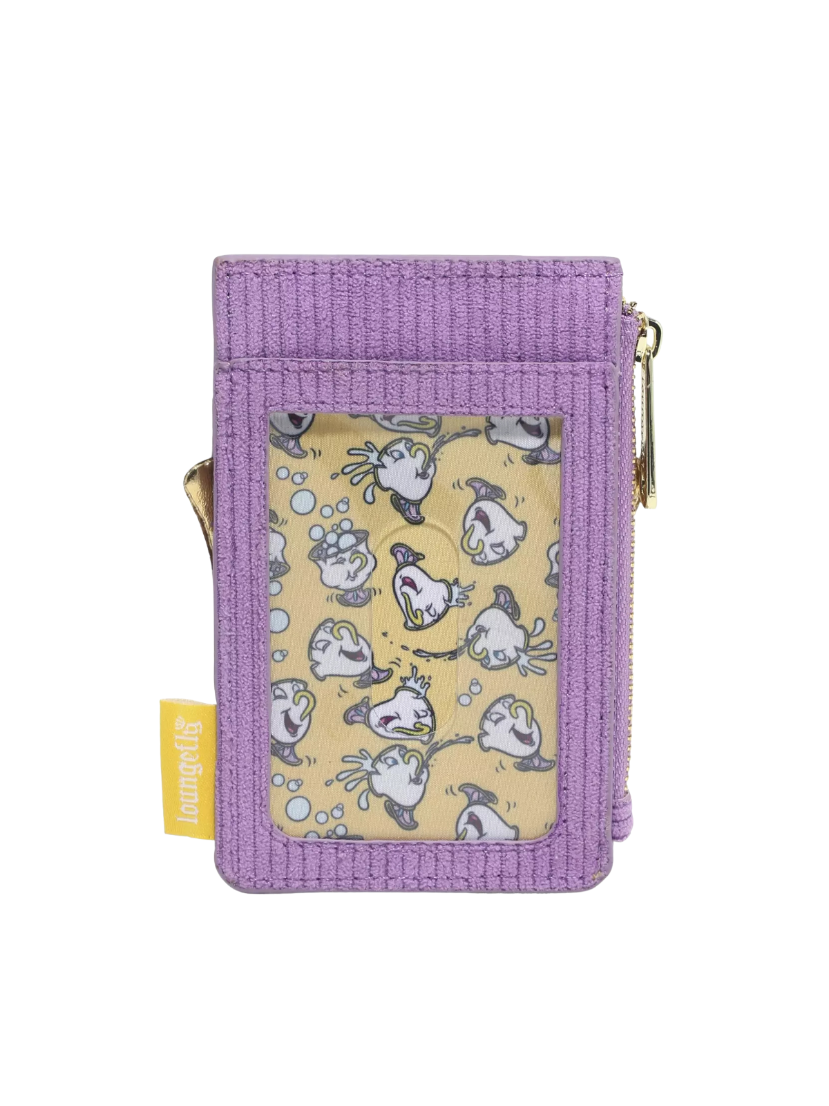 Porte cartes Zip figural La belle & la bête LOUNGEFLY