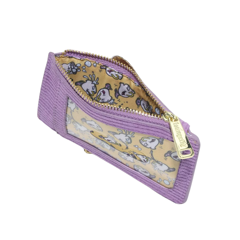 Porte cartes Zip figural La belle & la bête LOUNGEFLY
