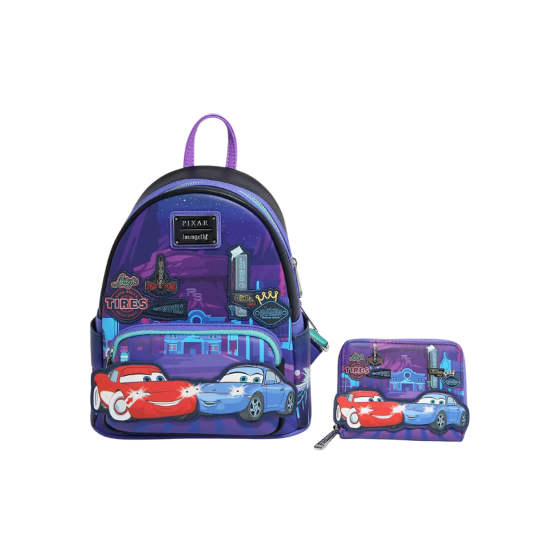 Sac à dos McQueen & Sally nighttime Cars LOUNGEFLY