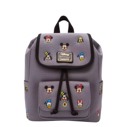Sac à dos embroidered canvas Mickey and friends LOUNGEFLY