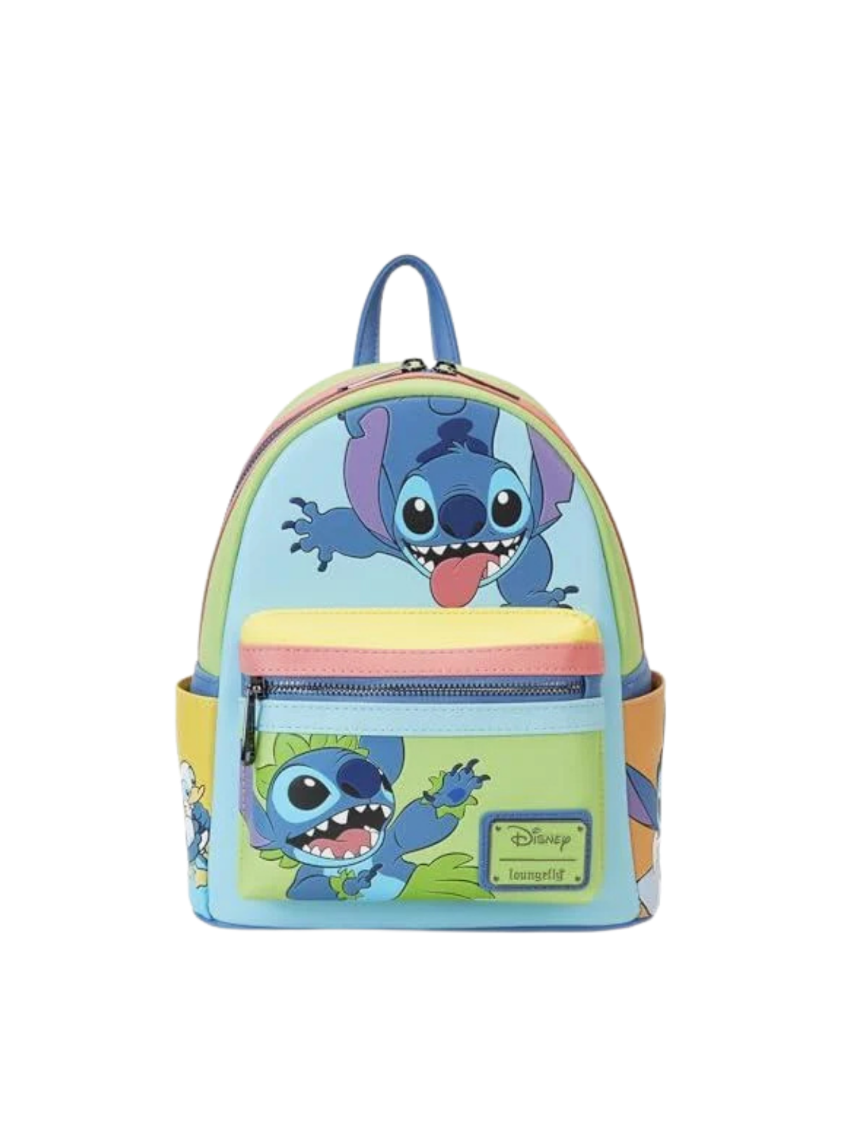 Sac à dos jaase colorblock Stitch LOUNGEFLY