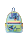 Sac à dos jaase colorblock Stitch LOUNGEFLY
