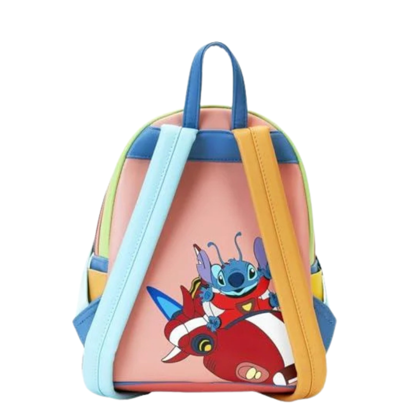 Sac à dos jaase colorblock Stitch LOUNGEFLY