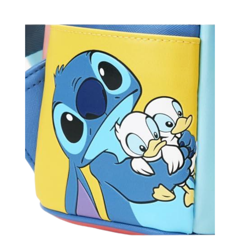 Sac à dos jaase colorblock Stitch LOUNGEFLY