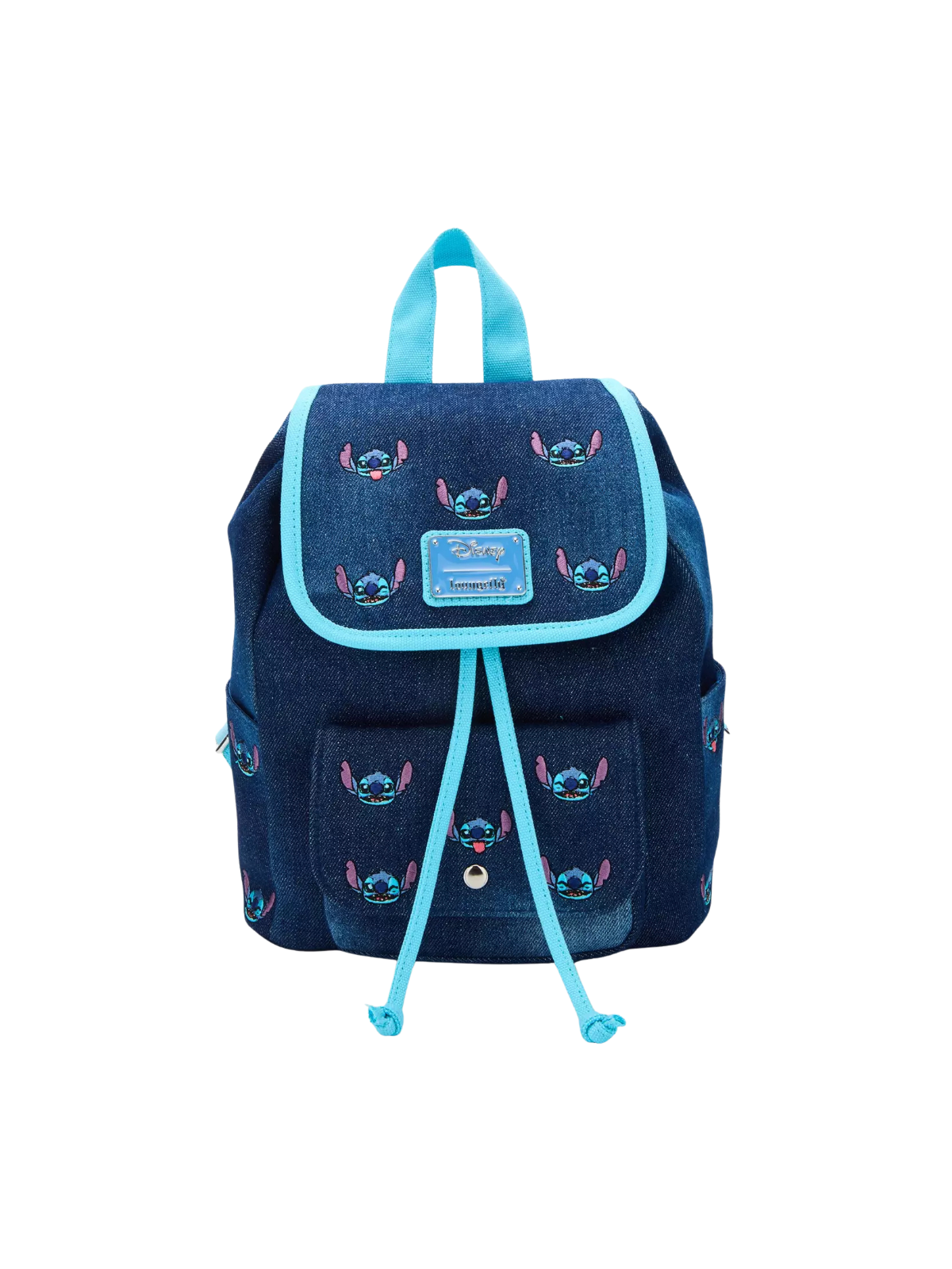 Sac à dos embroidered denim Lilo & Stitch LOUNGEFLY
