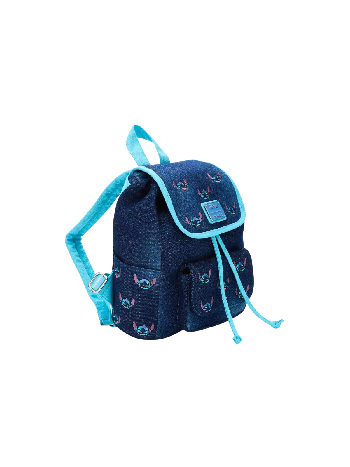Sac à dos embroidered denim Lilo & Stitch LOUNGEFLY