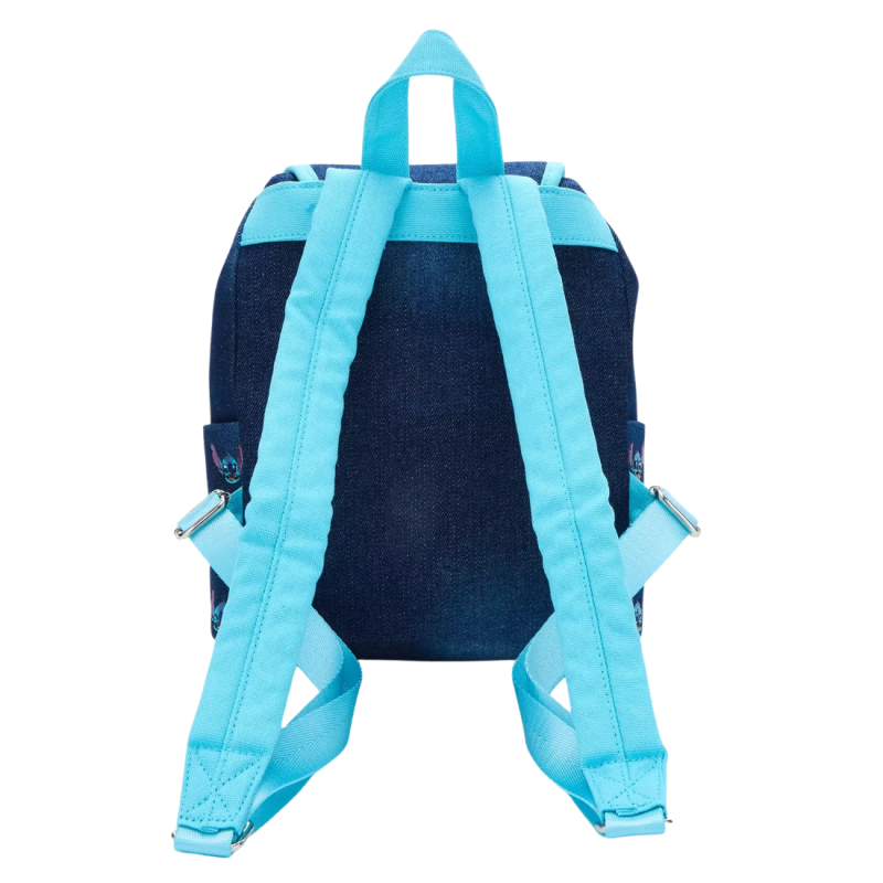 Sac à dos embroidered denim Lilo & Stitch LOUNGEFLY