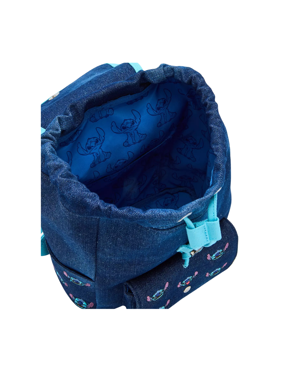 Sac à dos embroidered denim Lilo & Stitch LOUNGEFLY