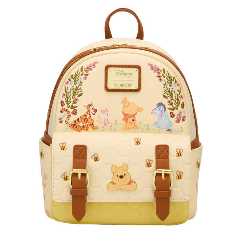 Sac à dos floral pooh bear and friends Winnie l'ourson LOUNGEFLY