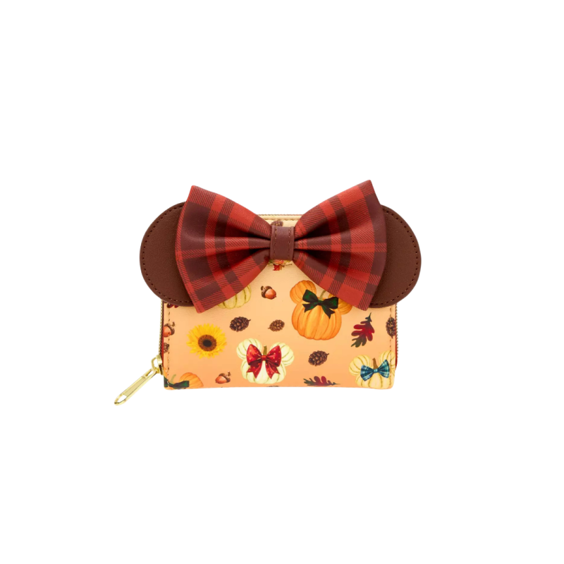 Portefeuille fall pumpkin Minnie Mouse LOUNGEFLY