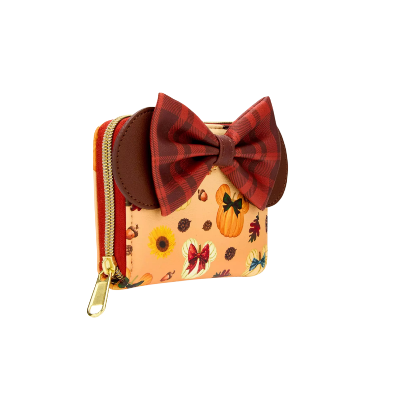 Portefeuille fall pumpkin Minnie Mouse LOUNGEFLY