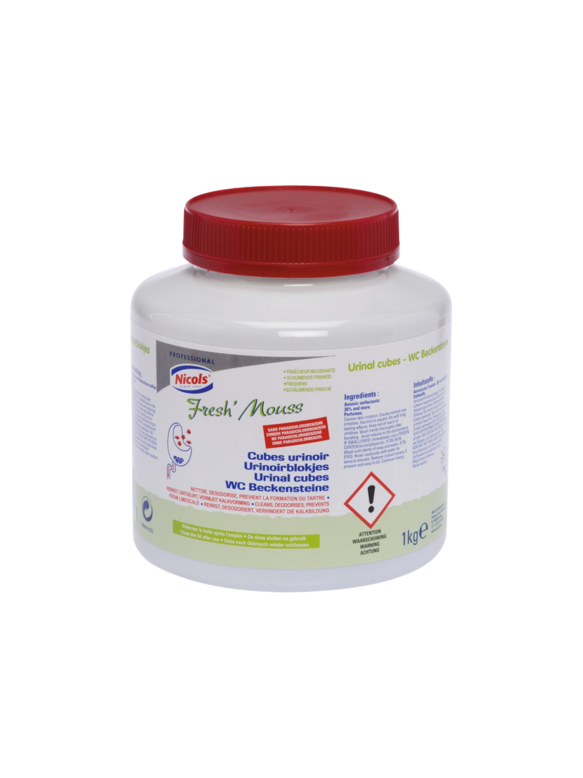 Nicols Cubes Urinoirs Parfumés Freshmouss 1kg