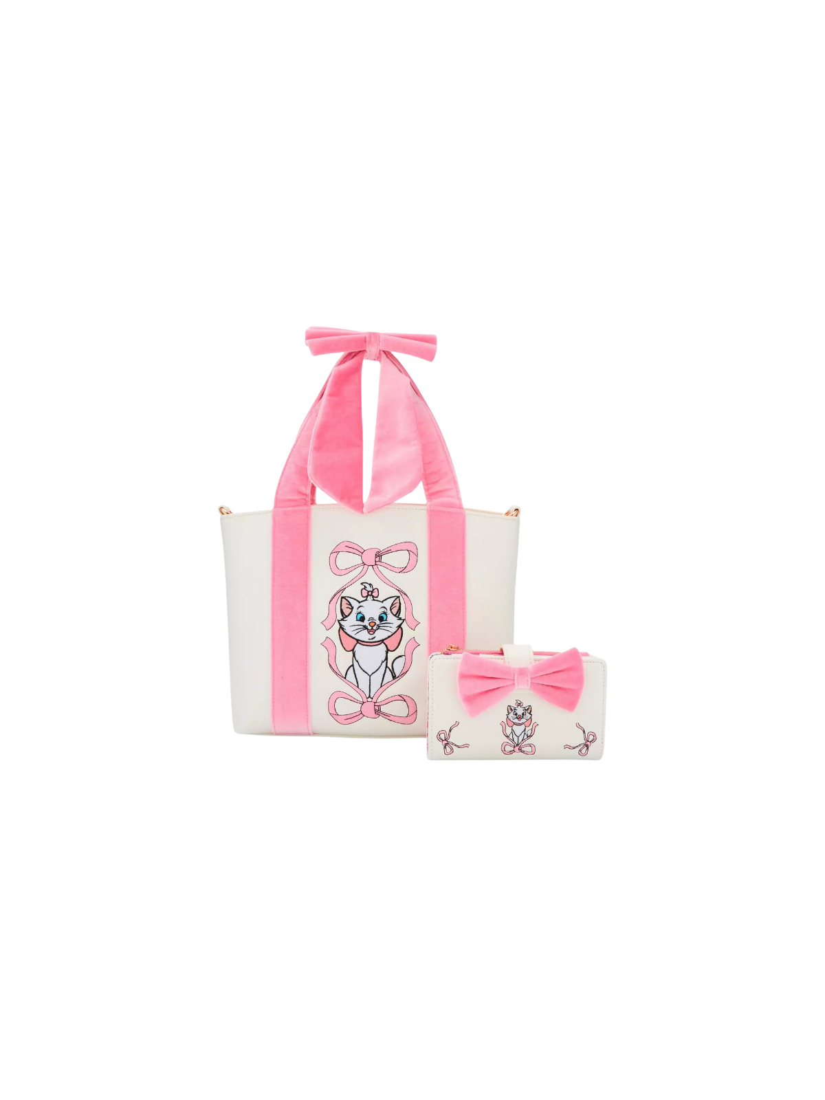 Tote Bag Marie velvet bow Les Aristochats LOUNGEFLY