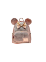 Sac à dos pink rose metallic Minnie Mouse LOUNGEFLY