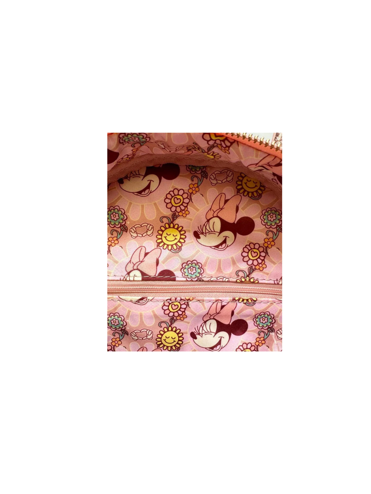 Sac à dos pink rose metallic Minnie Mouse LOUNGEFLY