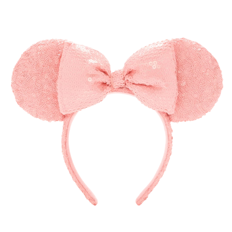 Ears sequins rose Minnie Mouse Disney