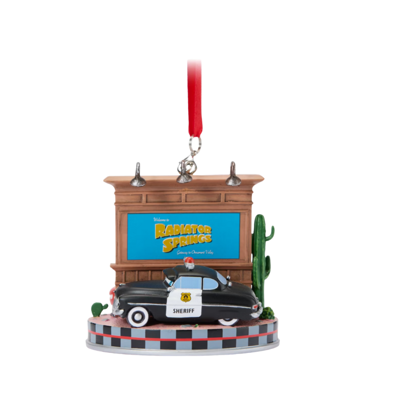 Ornement Sheriff et Flash McQueen Cars Disney