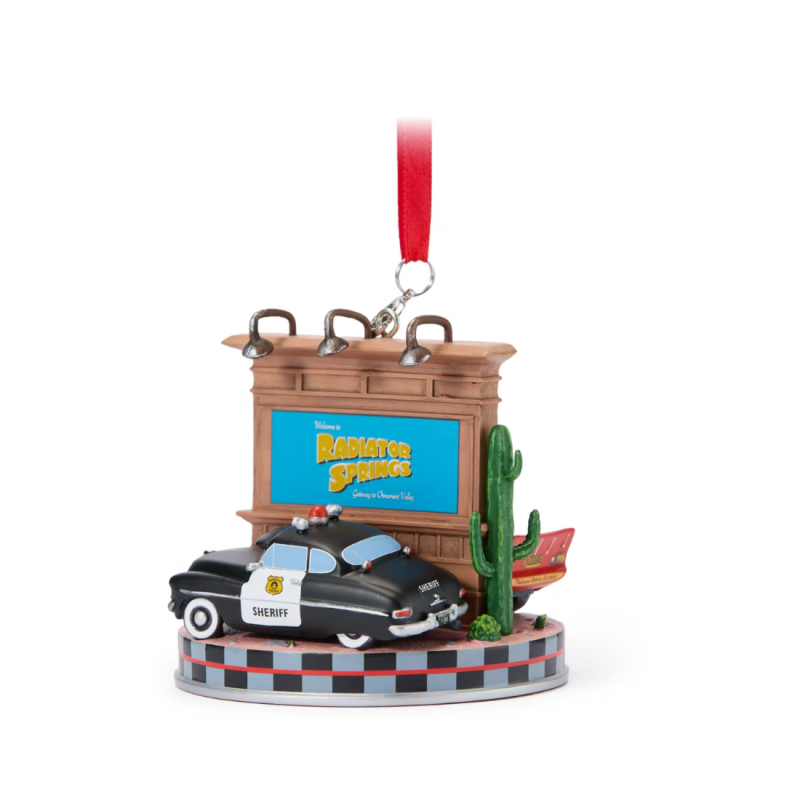 Ornement Sheriff et Flash McQueen Cars Disney