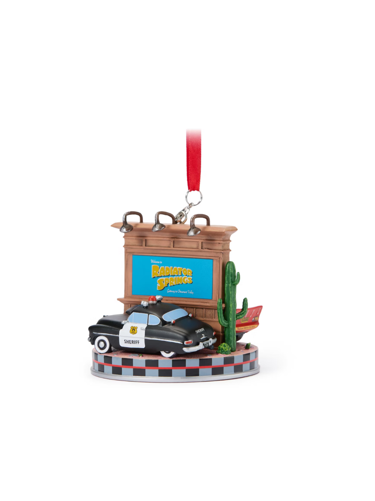 Ornement Sheriff et Flash McQueen Cars Disney