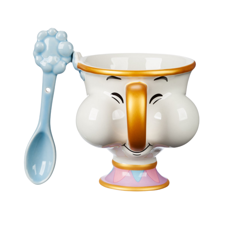 Ensemble Mug avec cuillère Zip La belle & la bête Disney