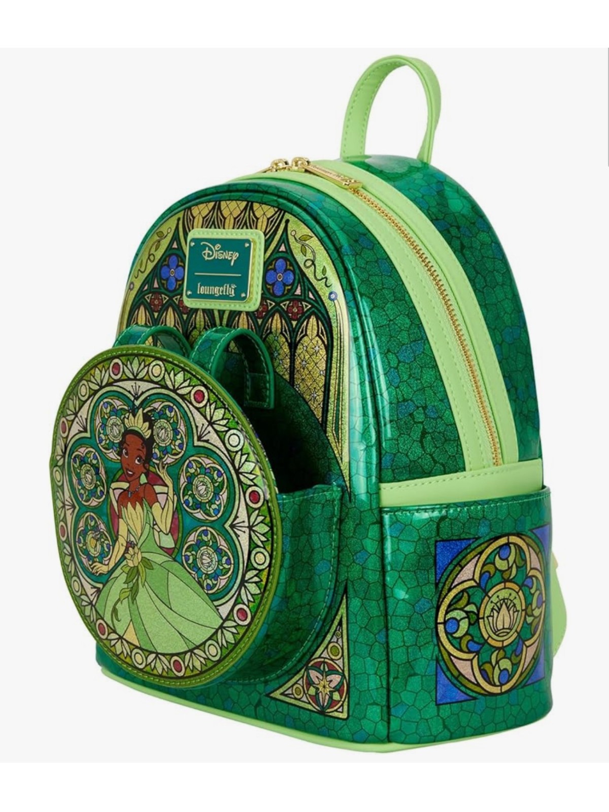 Sac à dos Princess Stained Glass Collection Tiana LOUNGEFLY