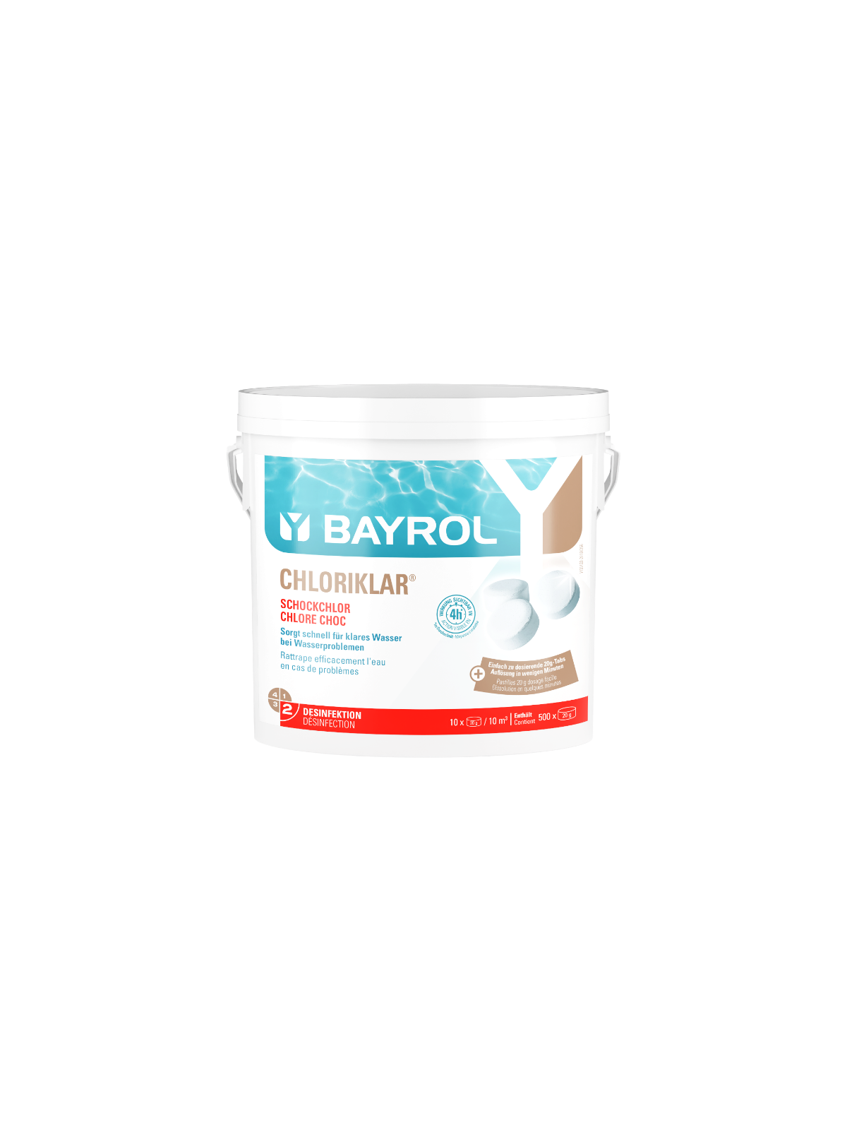Chloriklar BAYROL 5 KG,Chlore Choc Piscine Rapide