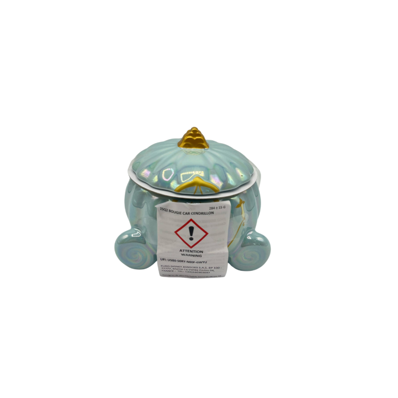 Bougie carosse cendrillon senteur citrouille et epices disney