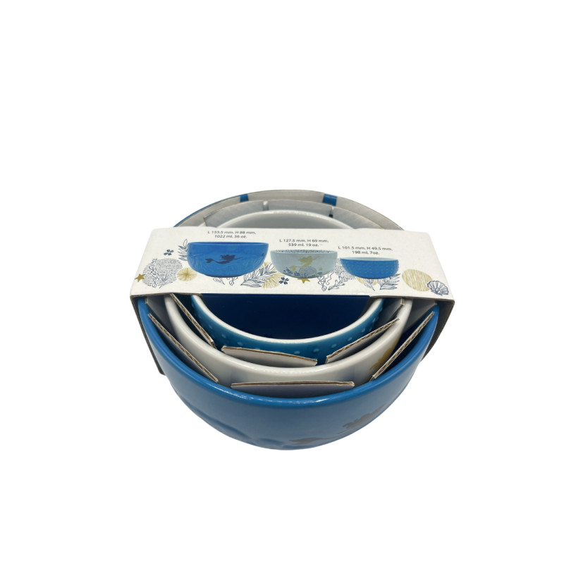 Set de 3 coupelles Ariel disney