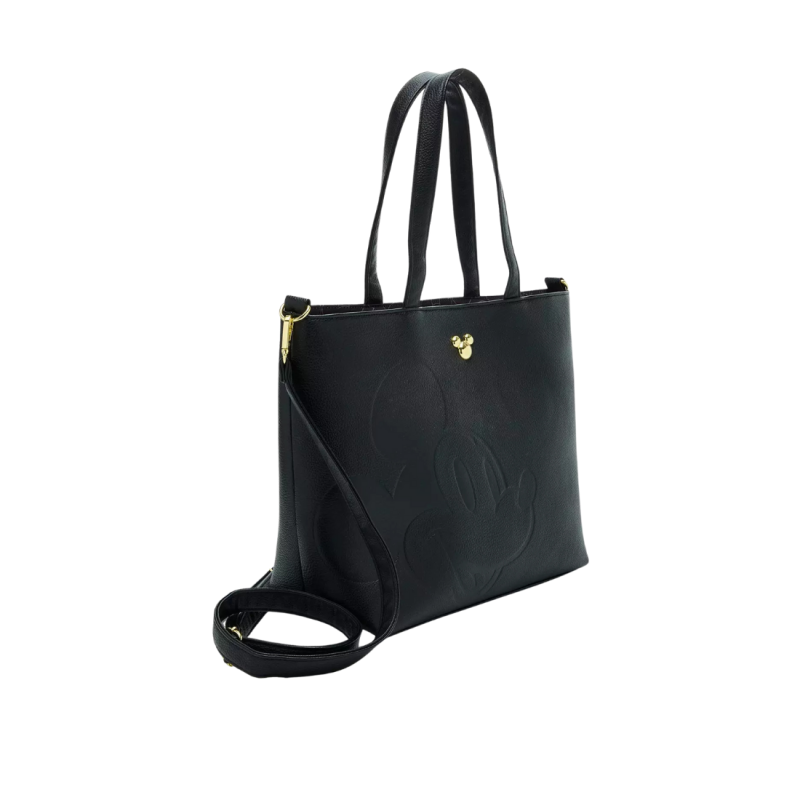 Tote bag debossed portrait Mickey Mouse LOUNGEFLY