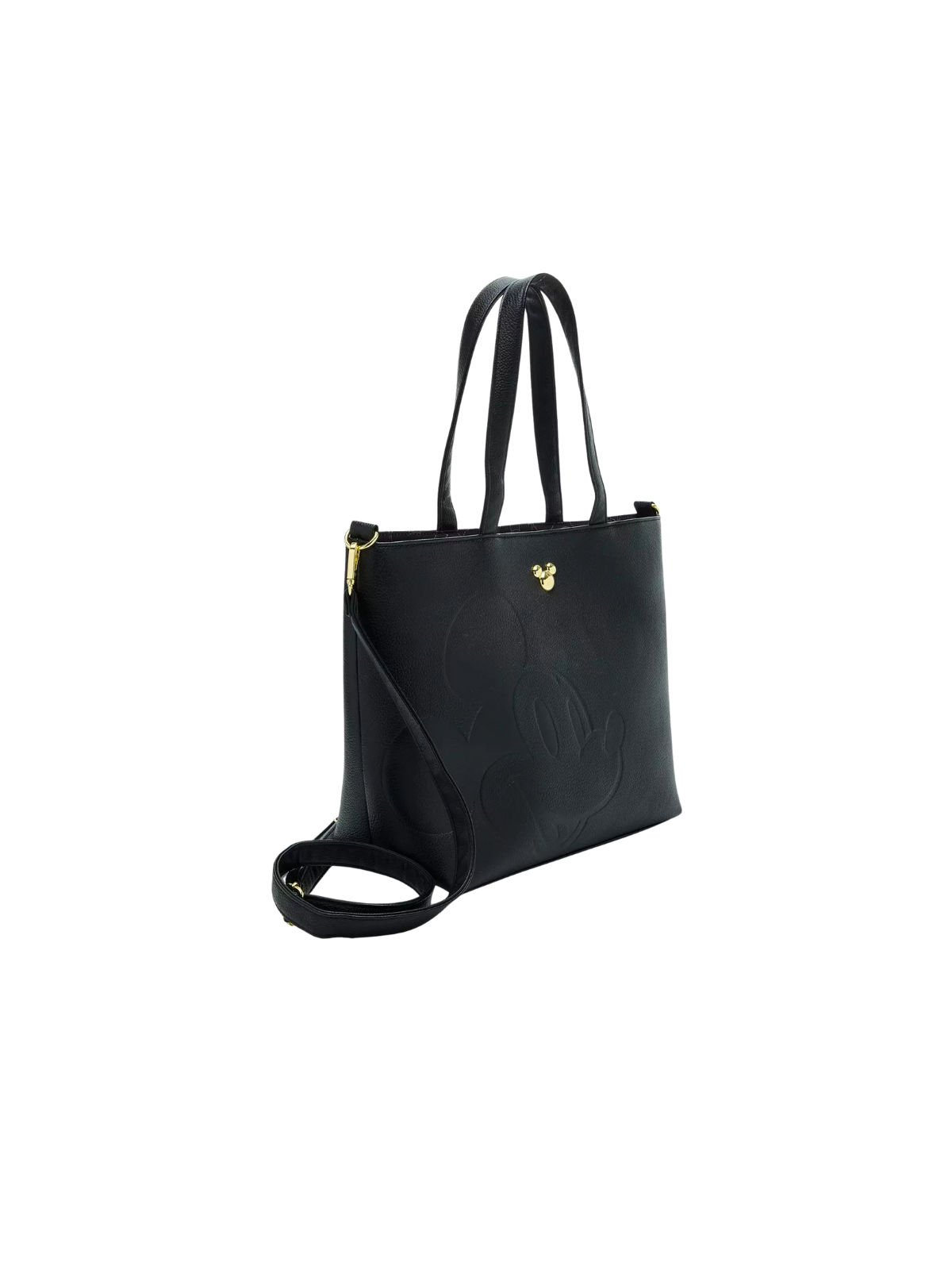 Tote bag debossed portrait Mickey Mouse LOUNGEFLY