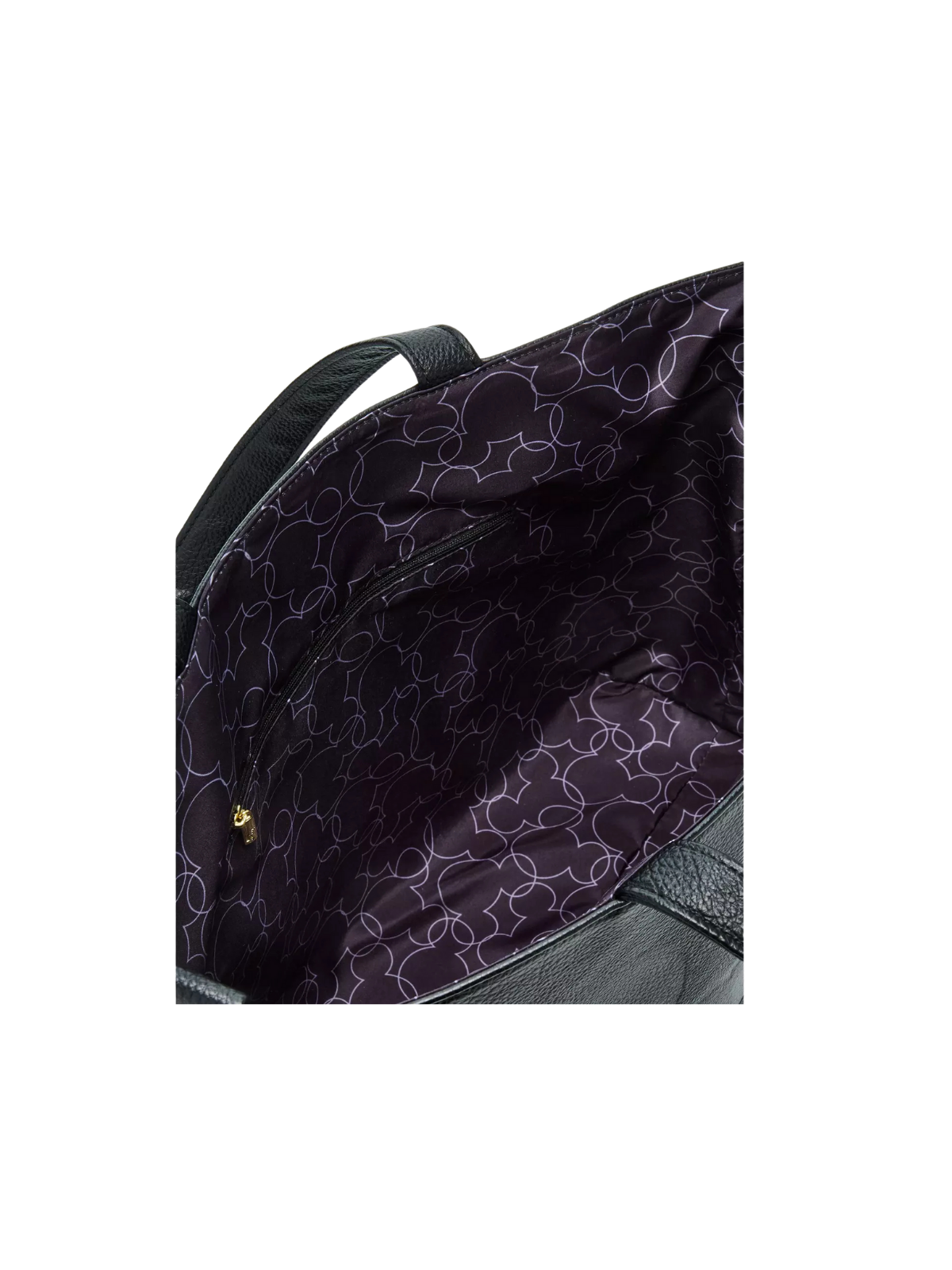 Tote bag debossed portrait Mickey Mouse LOUNGEFLY