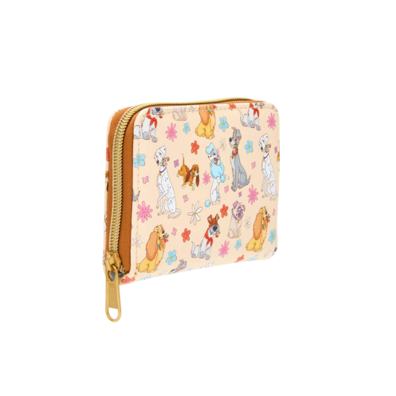 Portefeuille disney dogs floral LOUNGEFLY