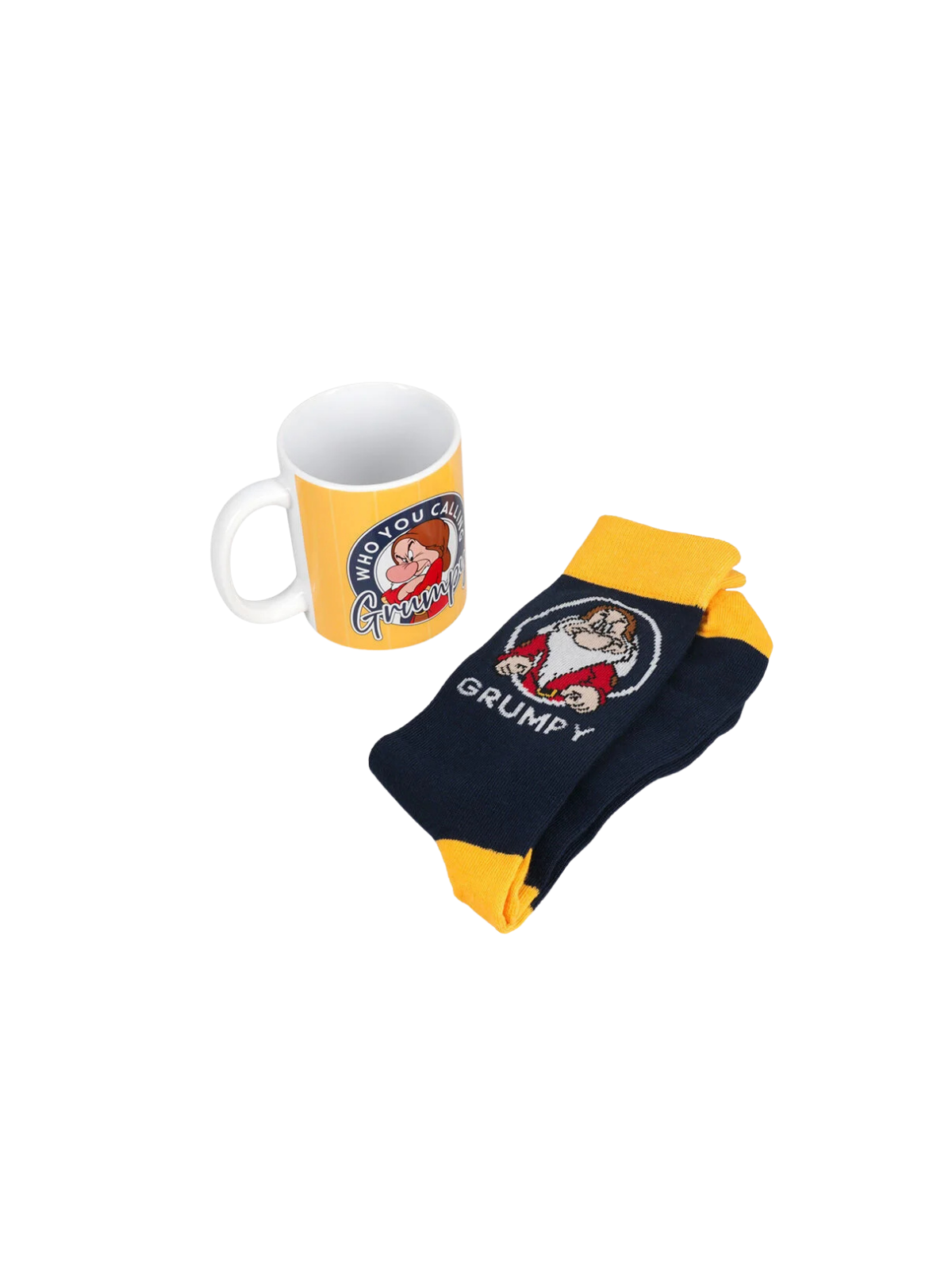 Set Mug + chaussettes Grumpy Blanche-neige et les 7 nains disney