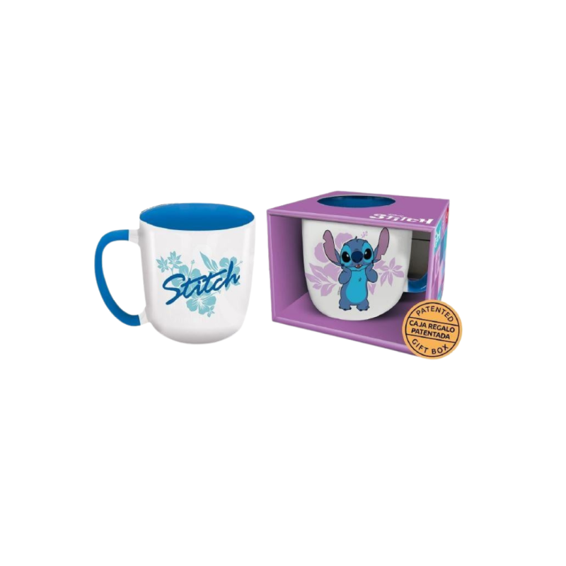 Mug Stitch flowers disney