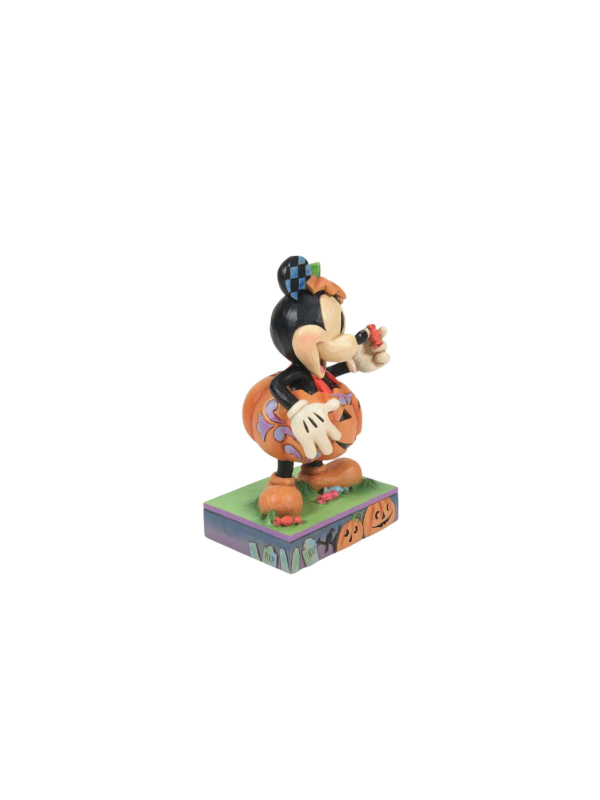Figurine Mickey en costume de citrouille disney traditions 6014353