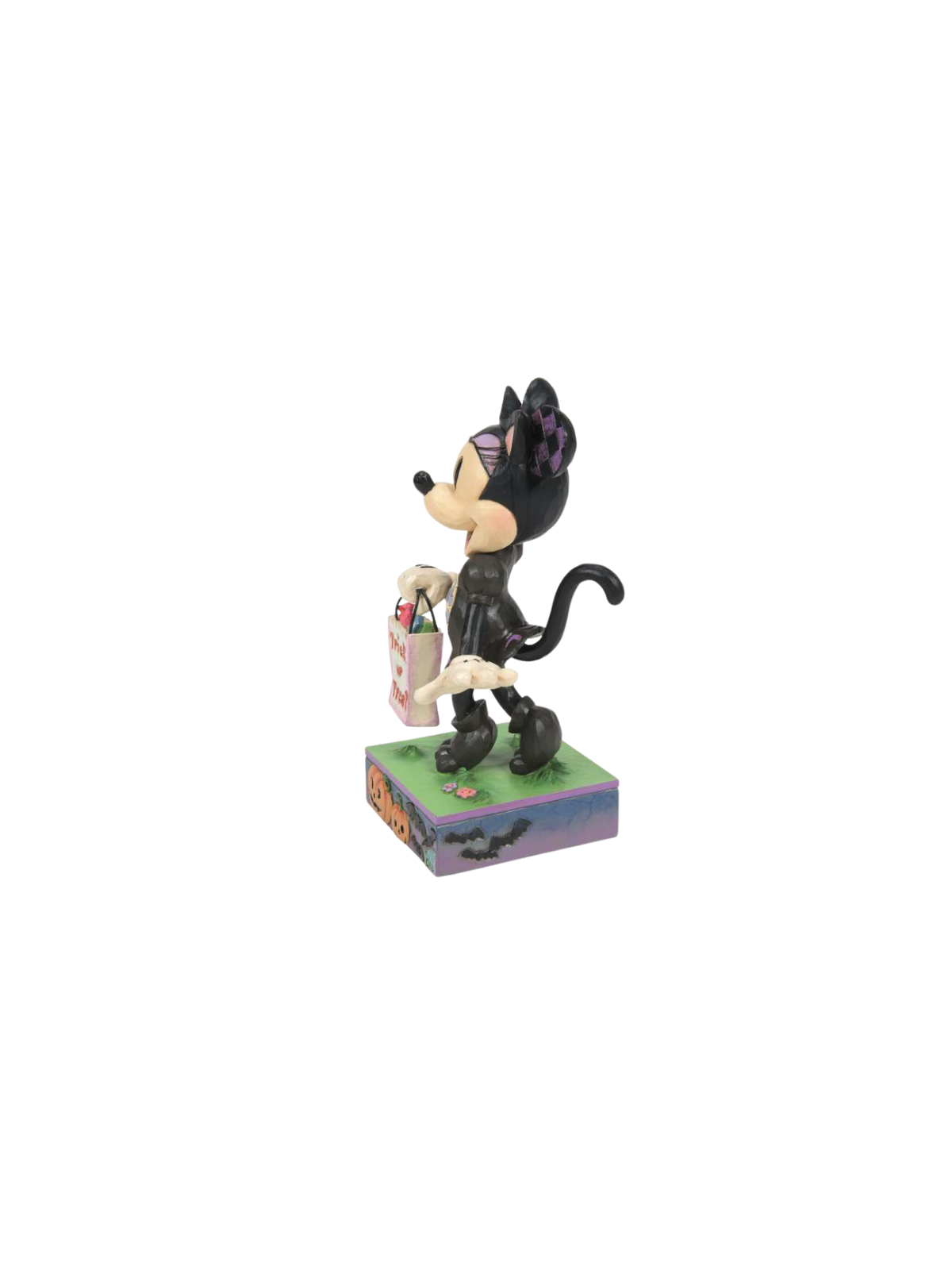 Figurine Minnie en costume de chat noir disney traditions 6014354