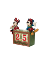Figurine Mickey & Minnie décompte de Noël disney traditions 6013057