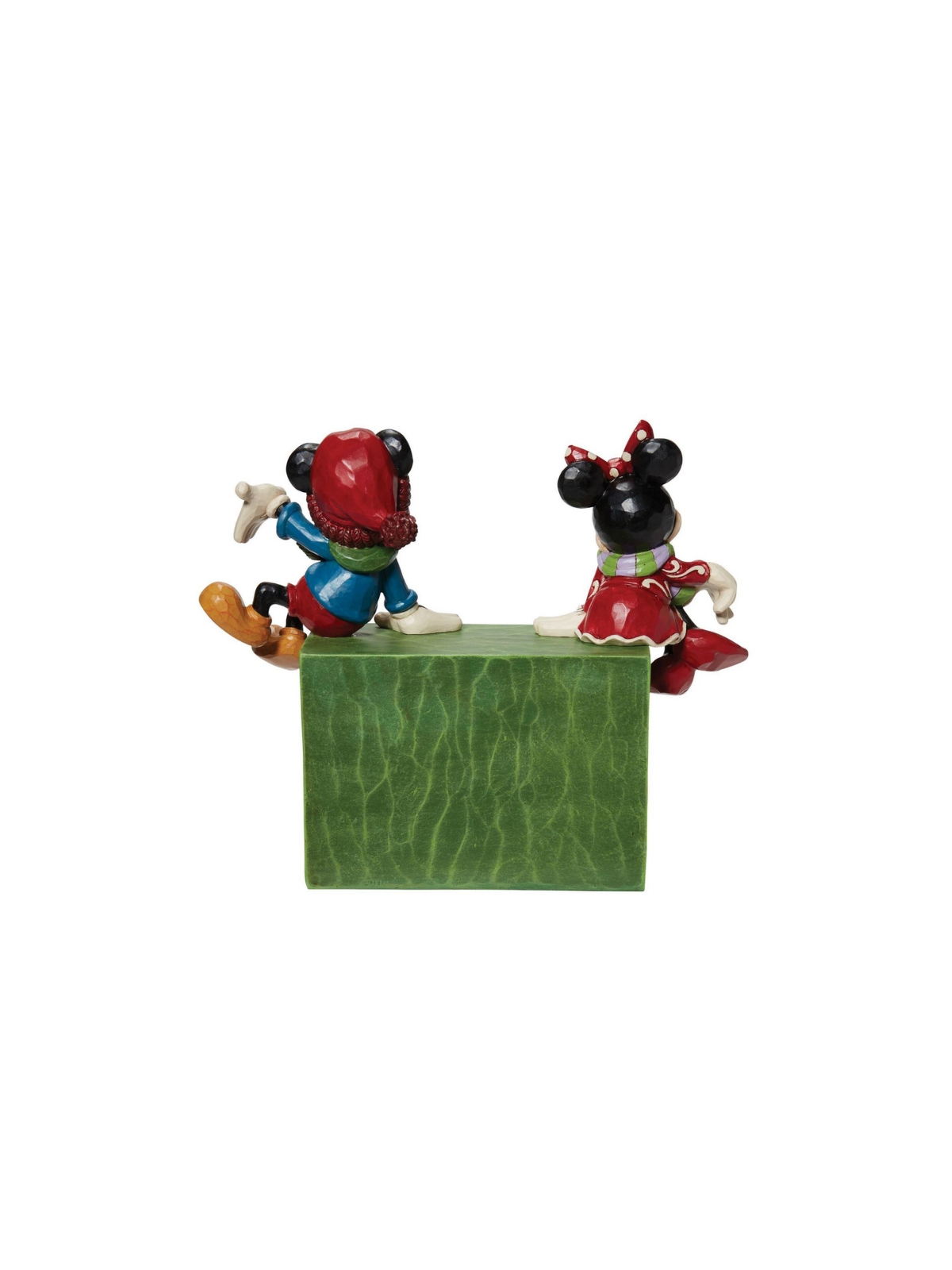 Figurine Mickey & Minnie décompte de Noël disney traditions 6013057