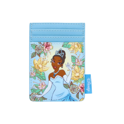Porte cartes blue floral La princesse & la grenouille LOUNGEFLY